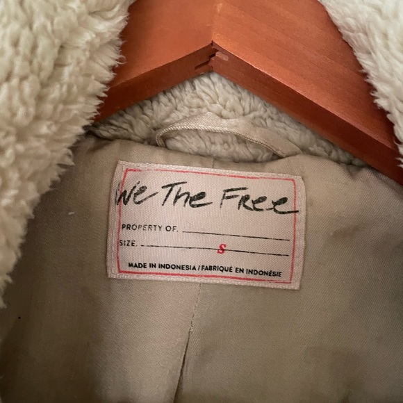 Free people Sherpa jacket size small - Picture 5 of 5